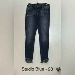 STUDIO BLUE Fringe Jeans